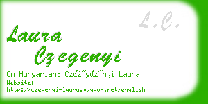 laura czegenyi business card